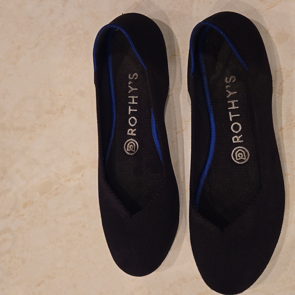 Rothy's Ballet Flat. Black